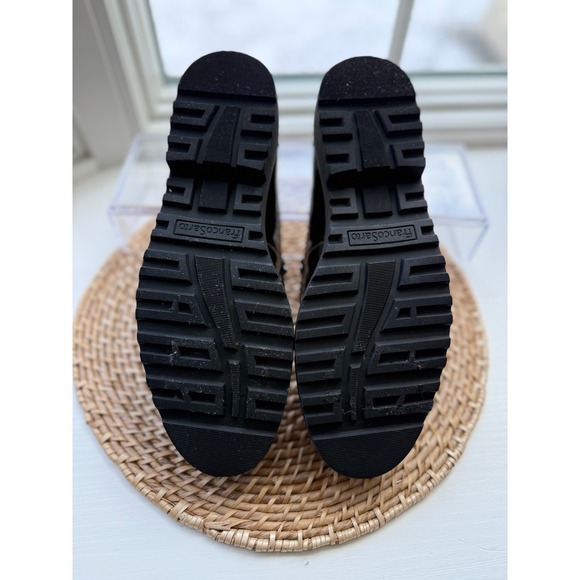 Franco Sarto Cassandra Black Patent Leather Penny Loafer Shoes Women's 8 NWOT - Picture 6 of 9